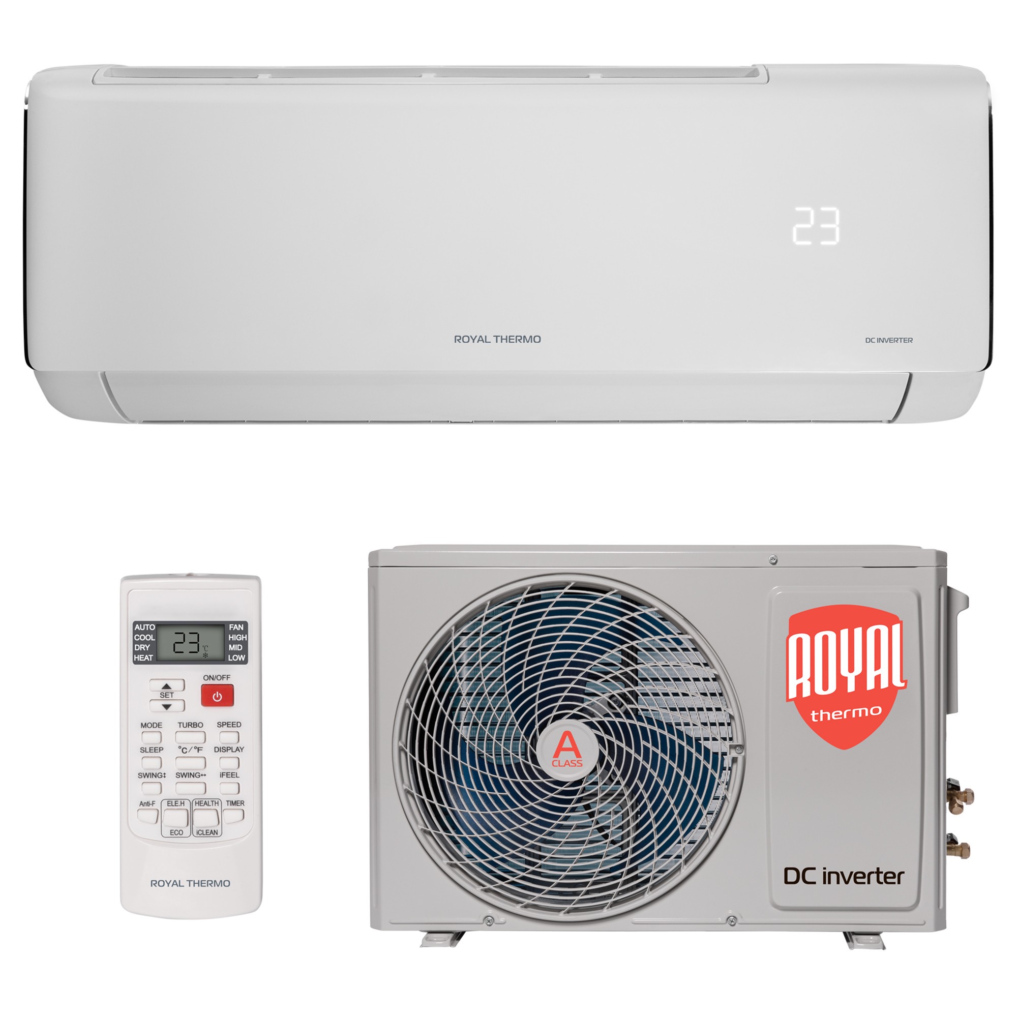 Сплит-система инверторного типа Royal Thermo Milano DC RTMI-07HN1 комплект
