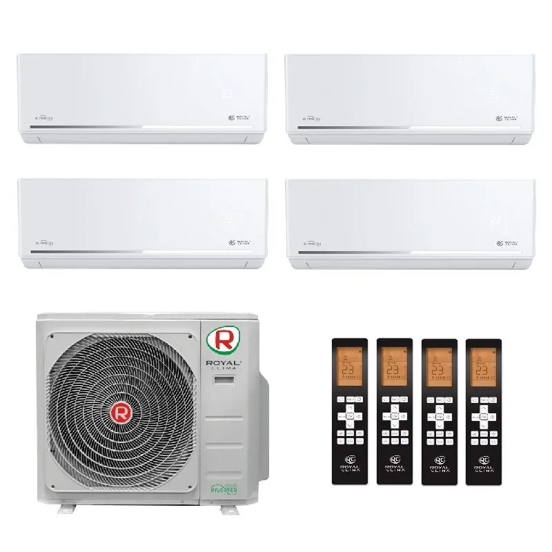 Royal Clima 20м²+20м²+20м²+20м² 4RMX-28HN / OUT / RCI-FC09HN - 4 шт.