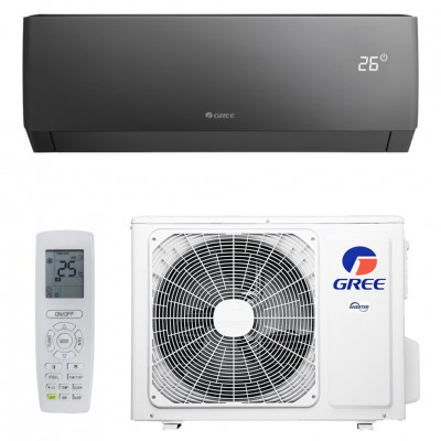 Настенная сплит-система Gree серии PULAR INVERTER R32 ARCTIC BLACK (GWH18AGDXD-K6DNA4E)