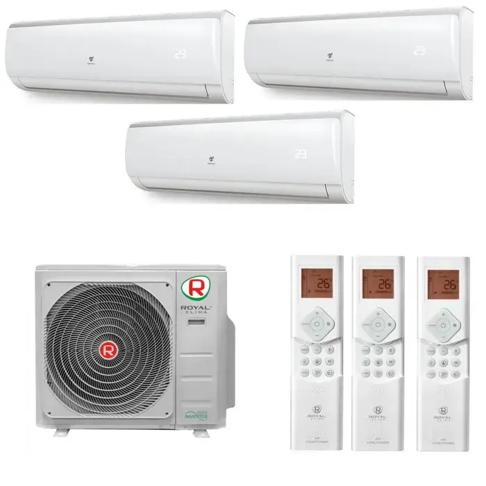 Royal Clima 20м²+20м²+20м² 3RMN-21HN / OUT / RCI-TMN07HN - 3 шт.