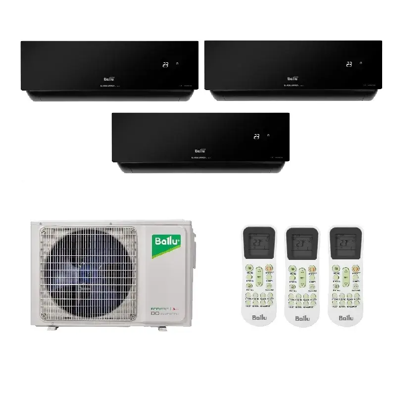  Ballu 25м²+25м²+25м² BA3OI-FM/out-27HN8/EU / BSUI-FM/in-09HN8/EU_BL - 3 шт.