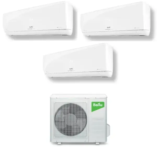 Ballu 20м²+20м²+20м² BA3OI-FM/out-21HN8/EU / BSUI-FM/in-07HN8/EU - 3 шт.