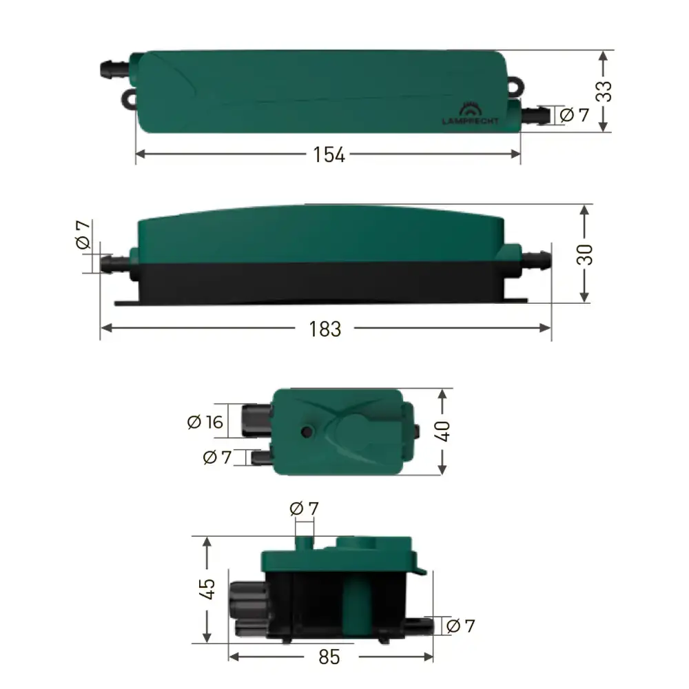 Дренажная помпа Ballu CondiPump DC Tank Pro (моноблочная, 18 л/ч, 19 Дб)