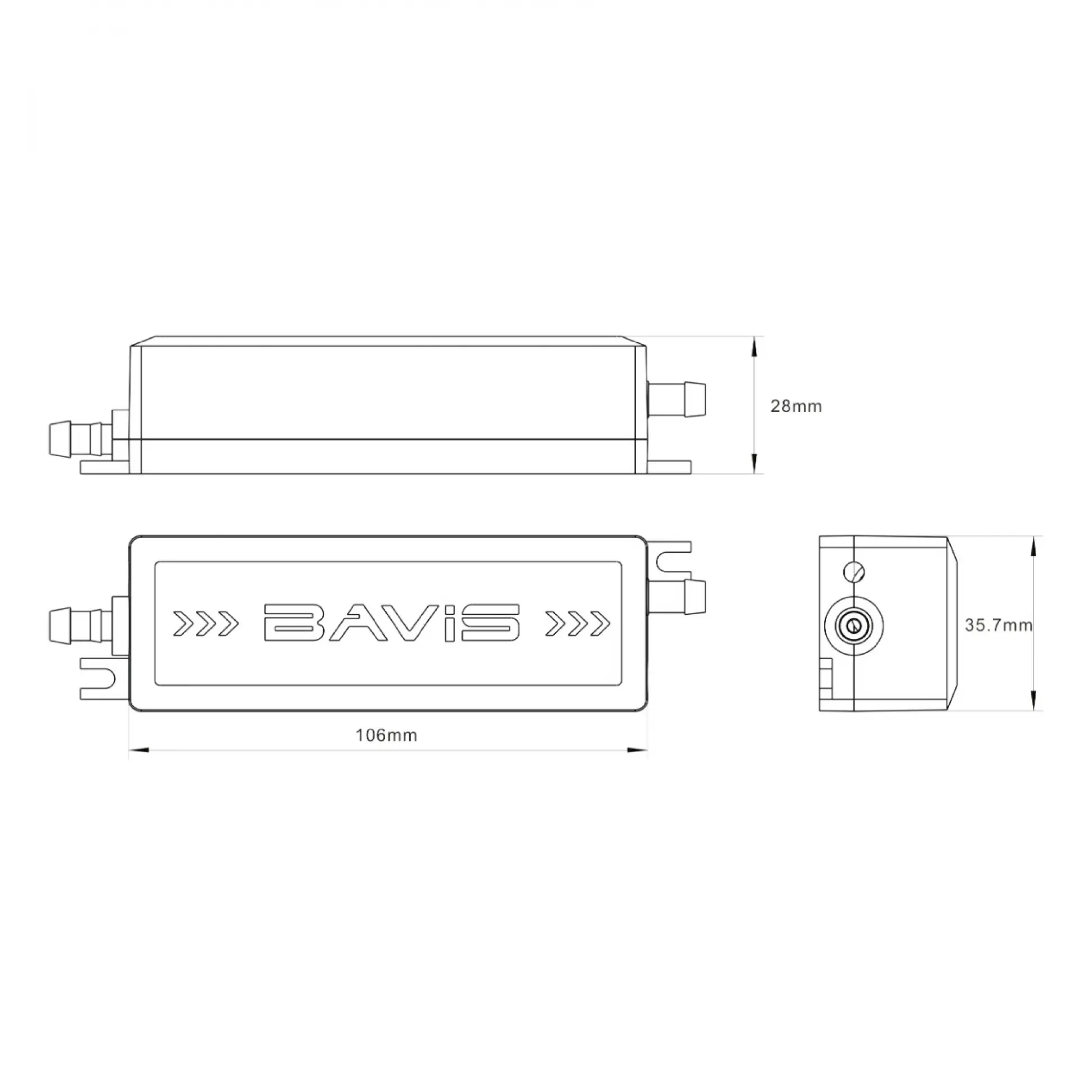 Помпа дренажная BAVIS MB-Aqua проточная, 15 л/ч, 17 Дб