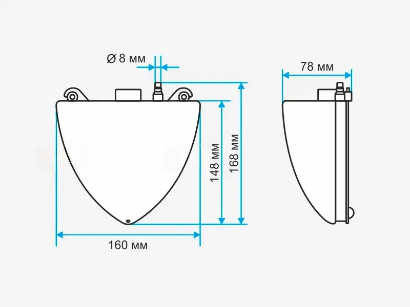 Помпа дренажная BAVIS Tank H-40 накопительная 0.25л, 40 л/ч, 19 Дб