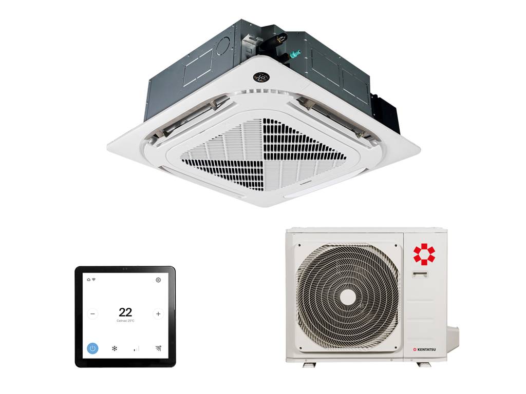 Кассетный кондиционер Kentatsu KSVB140HZRN1W/KSUNB140HZRN3/KPU95-DR