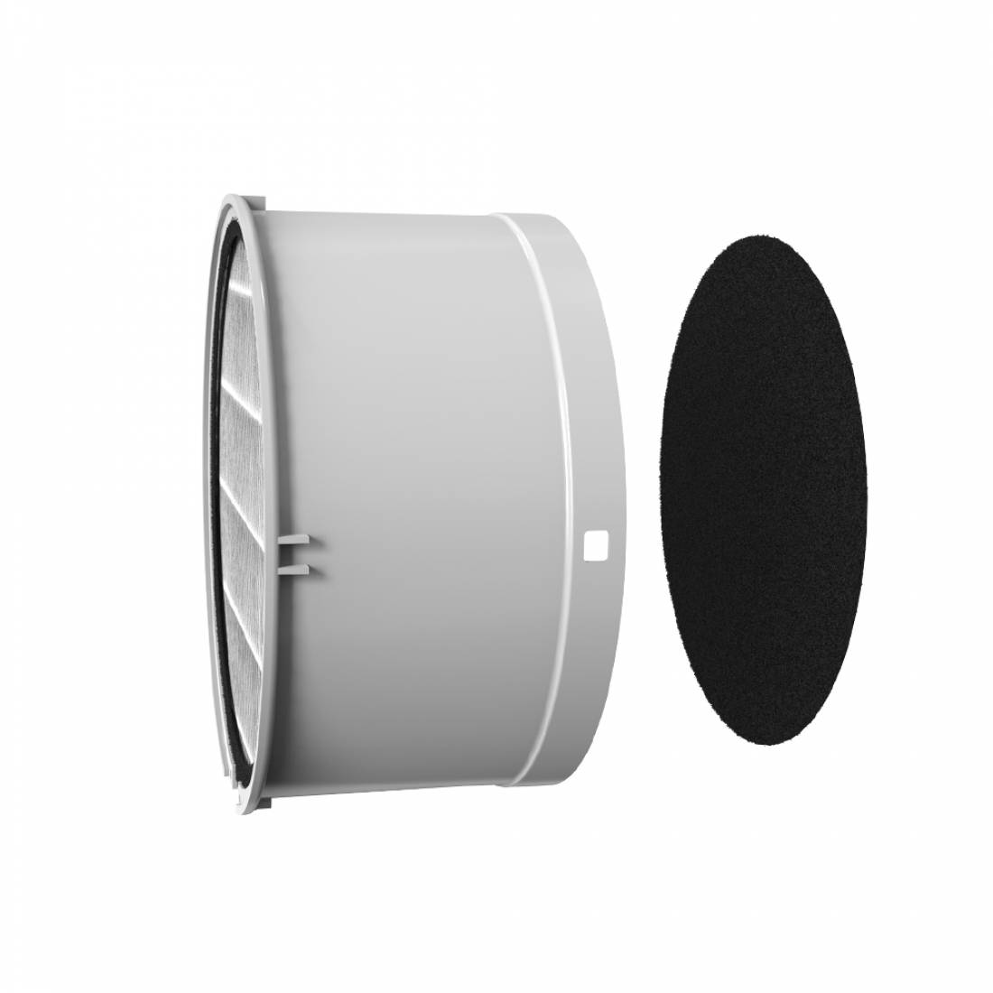 Рекуператор воздуха VENTini HRV-70 Black Matte/Плоский козырек/NH
