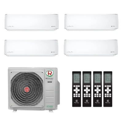 Royal Clima 20м²+20м²+20м²+20м² 4RMX-28HN / OUT / RCI-PX09HN - 4 шт.