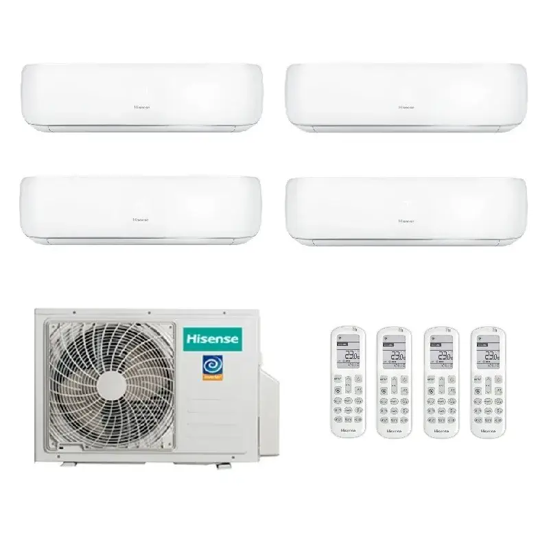 Hisense 20м²+20м²+20м²+20м² AMW4-27U4RJC / AMS-09UW4RVETG00 - 4шт.
