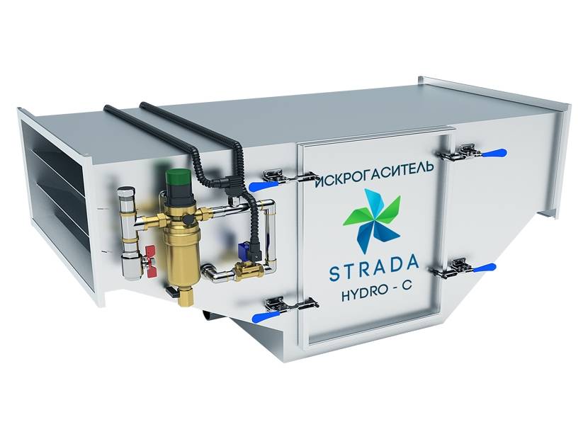 Искрогаситель STRADA HYDRO С 8.0 (8000 м3ч)
