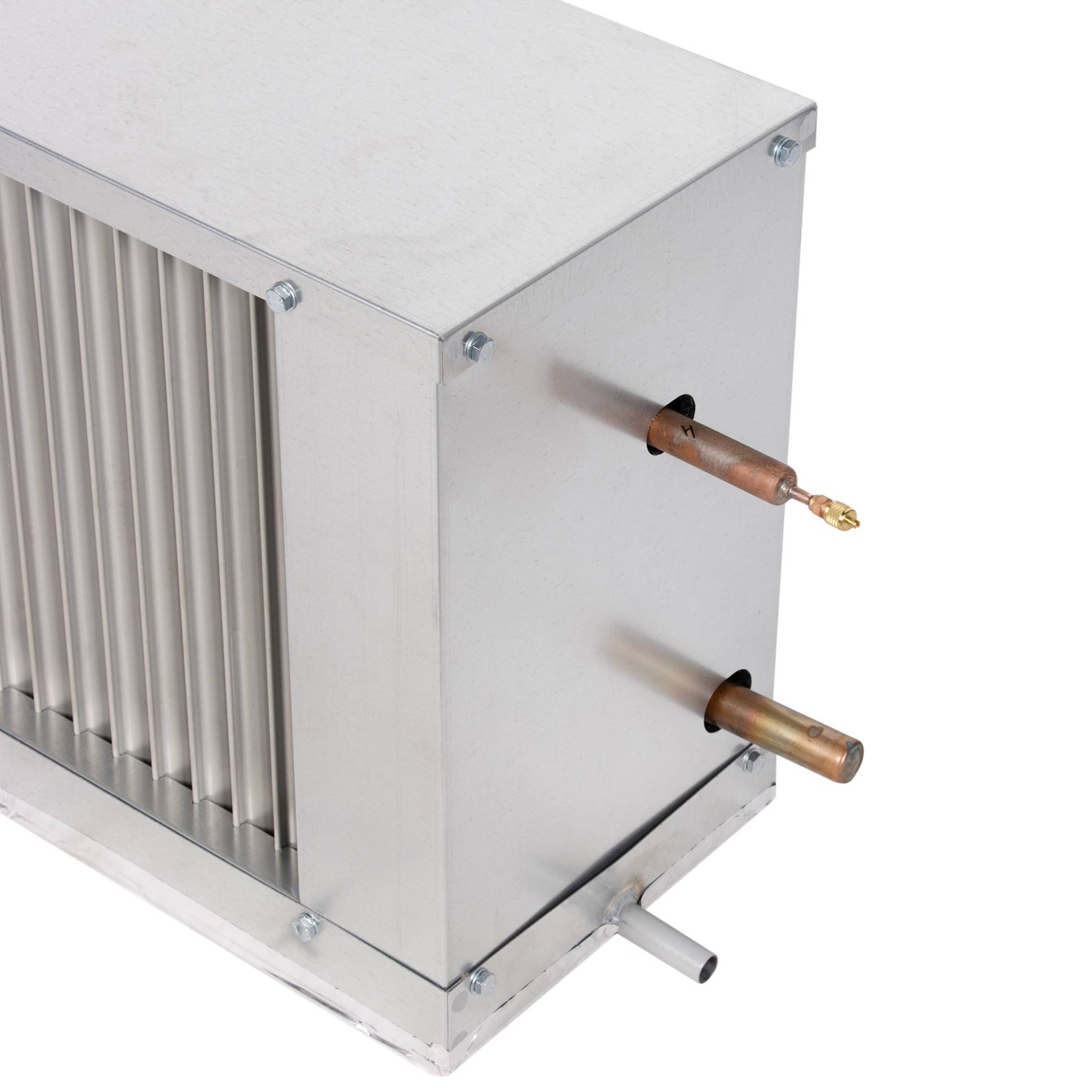 Охладитель фреоновый для прямоугольных каналов SHUFT WHR-R 400x200-4
