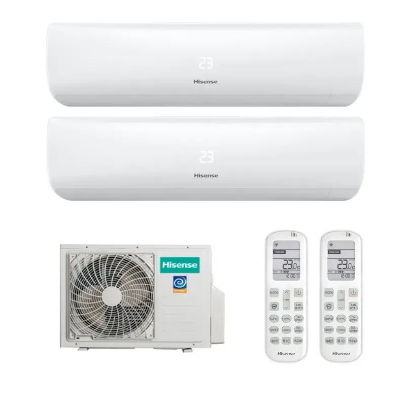 Hisense 25м²+25м² AMW2-18U4RXC / AMS-09UW4RMRKB00 - 2шт.