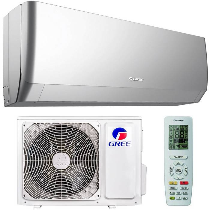 Настенная сплит-система Gree серии PULAR INVERTER R32 ARCTIC SILVER (GWH24AGEXF-K6DNA4A) 